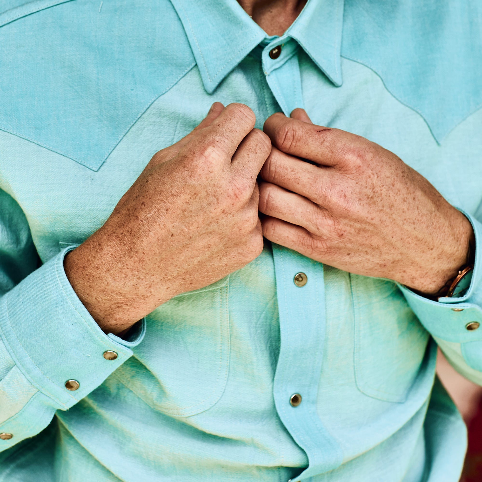 FBC Tailor & Supply - NAVAJO TURQUOISE SHIRT