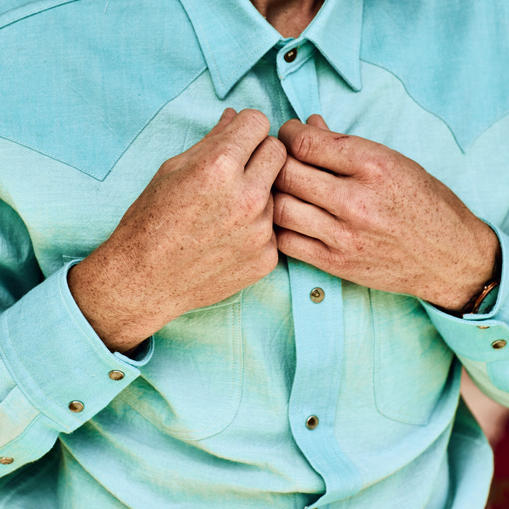 FBC Tailor & Supply - NAVAJO TURQUOISE SHIRT
