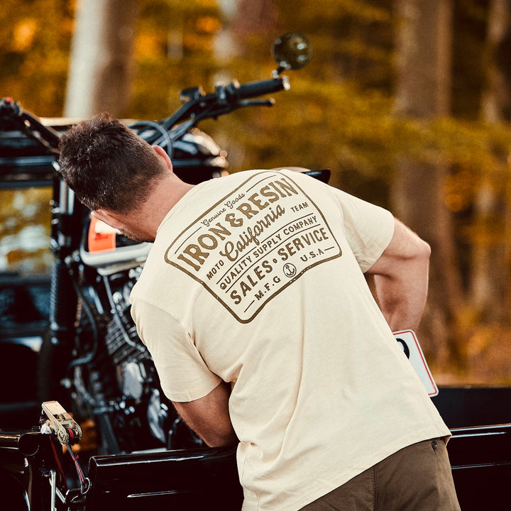 Iron & Resin - MOTO CLUB TEE HEAVY