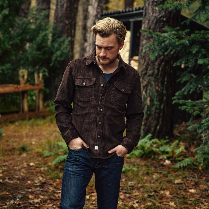 Iron & Resin - Forest Corduroy Shirt - Brown