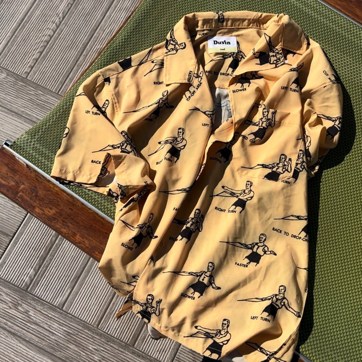 Duvin Design - Hawaiian shirt -"WATERSKI"Ultra Light