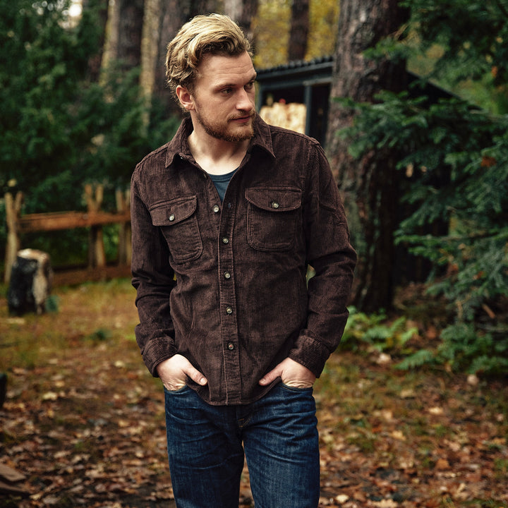 Iron & Resin - Forest Corduroy Shirt - Brown