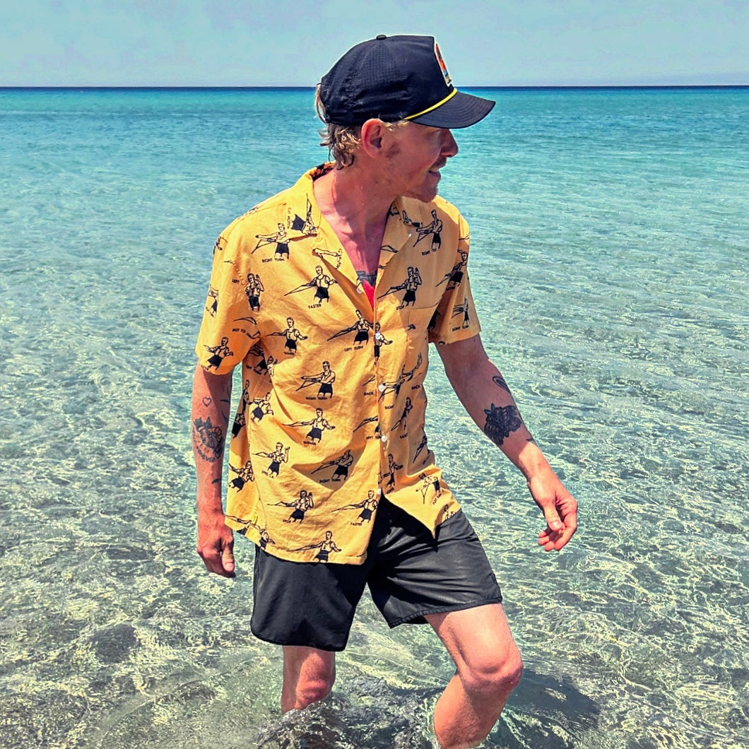 Duvin Design - Hawaiian shirt -"WATERSKI"Ultra Light