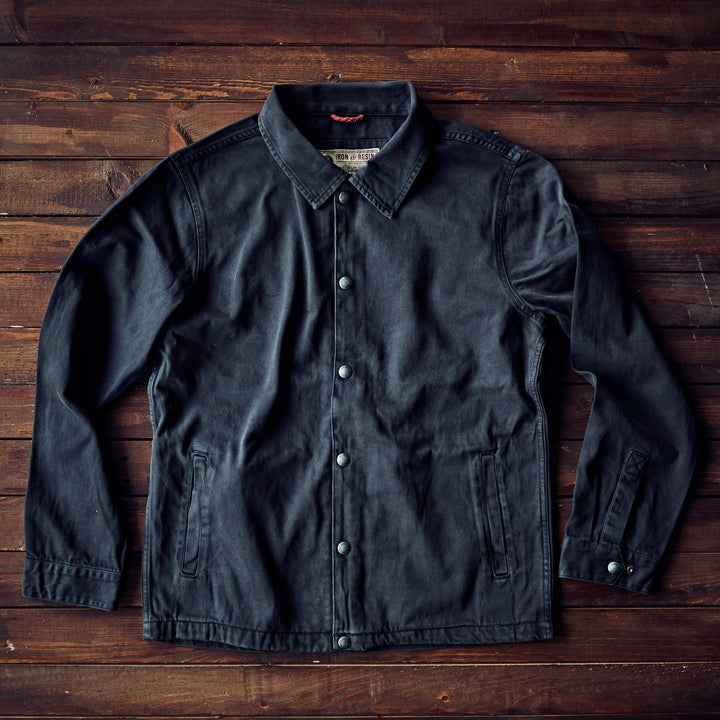 Iron & Resin - Coach Jacket - Charcoal Denim