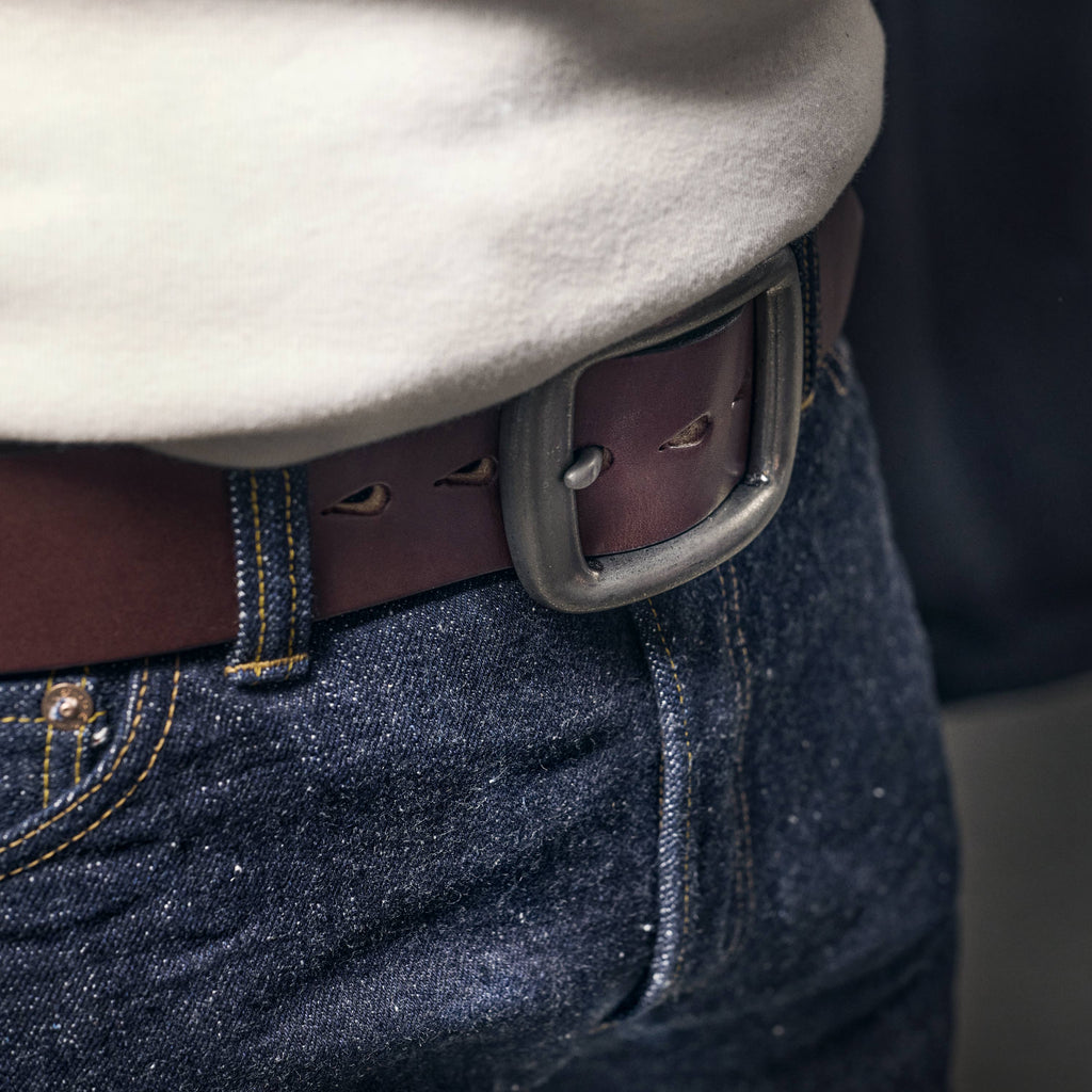 Samurai Jeans - W001 Heavy 5mm Curved Belt