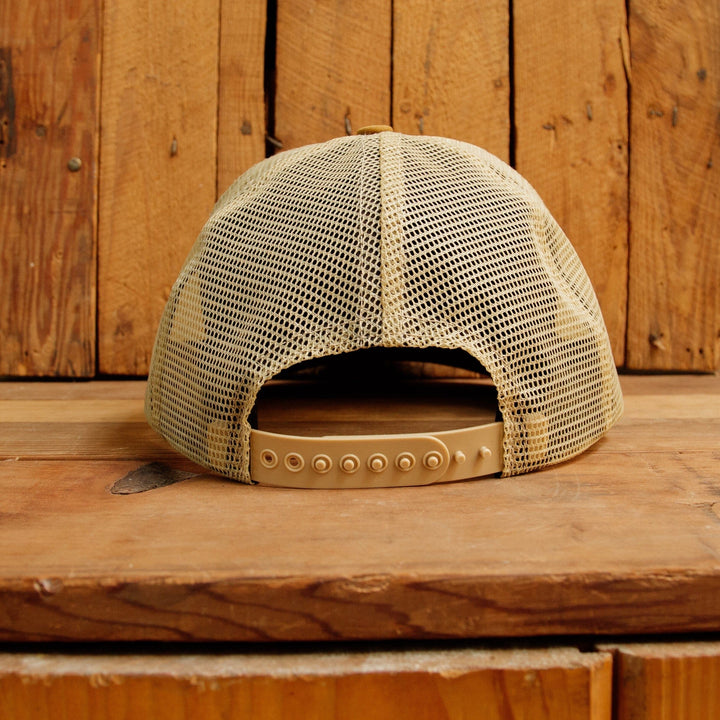 Bradley mountain - campfire trucker hat - whiskey