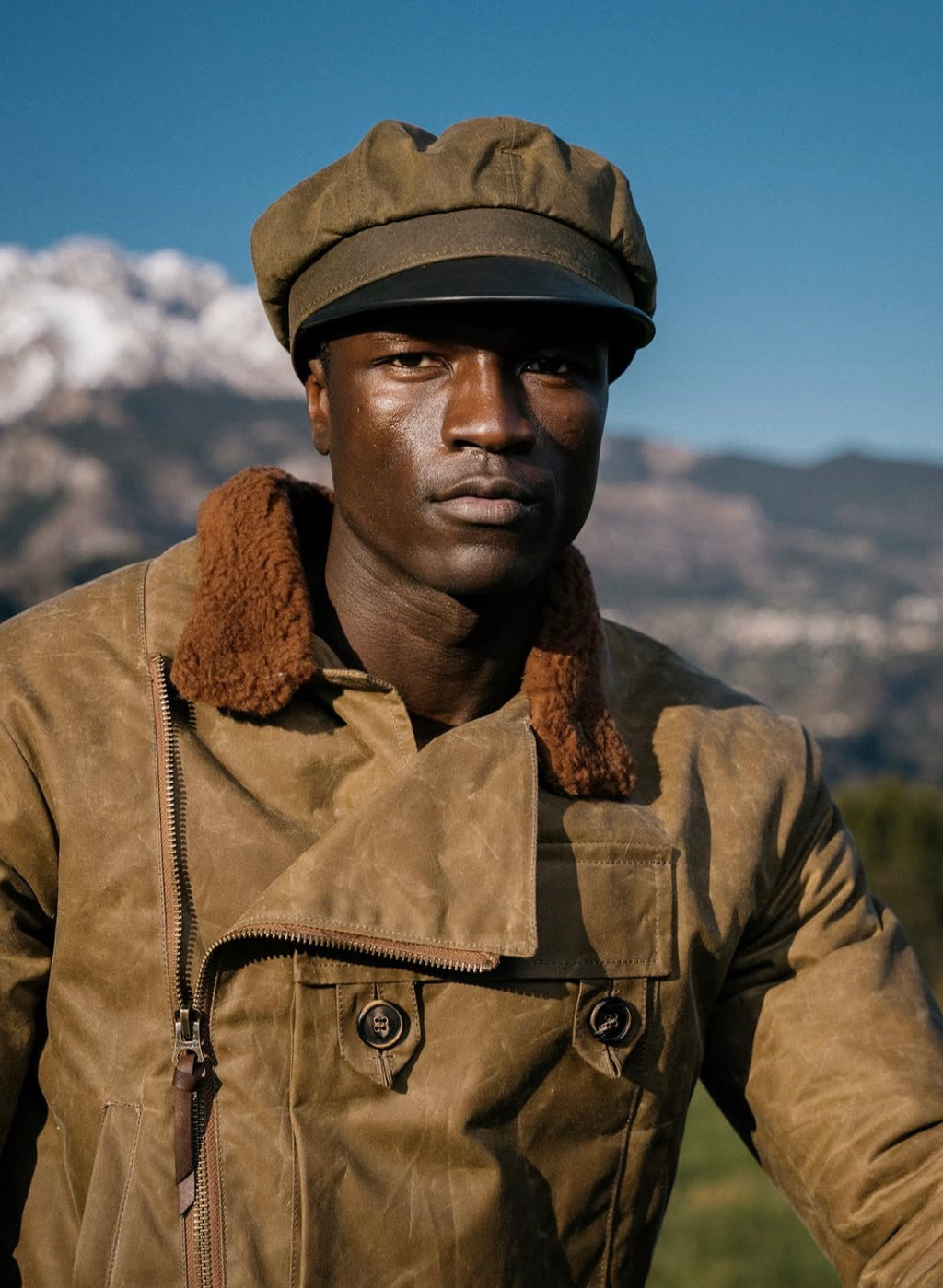 Shangri La Heritage - “Swedish” Jacket Waxed Canvas (Ltd. Ed. 100 pcs) - Tan