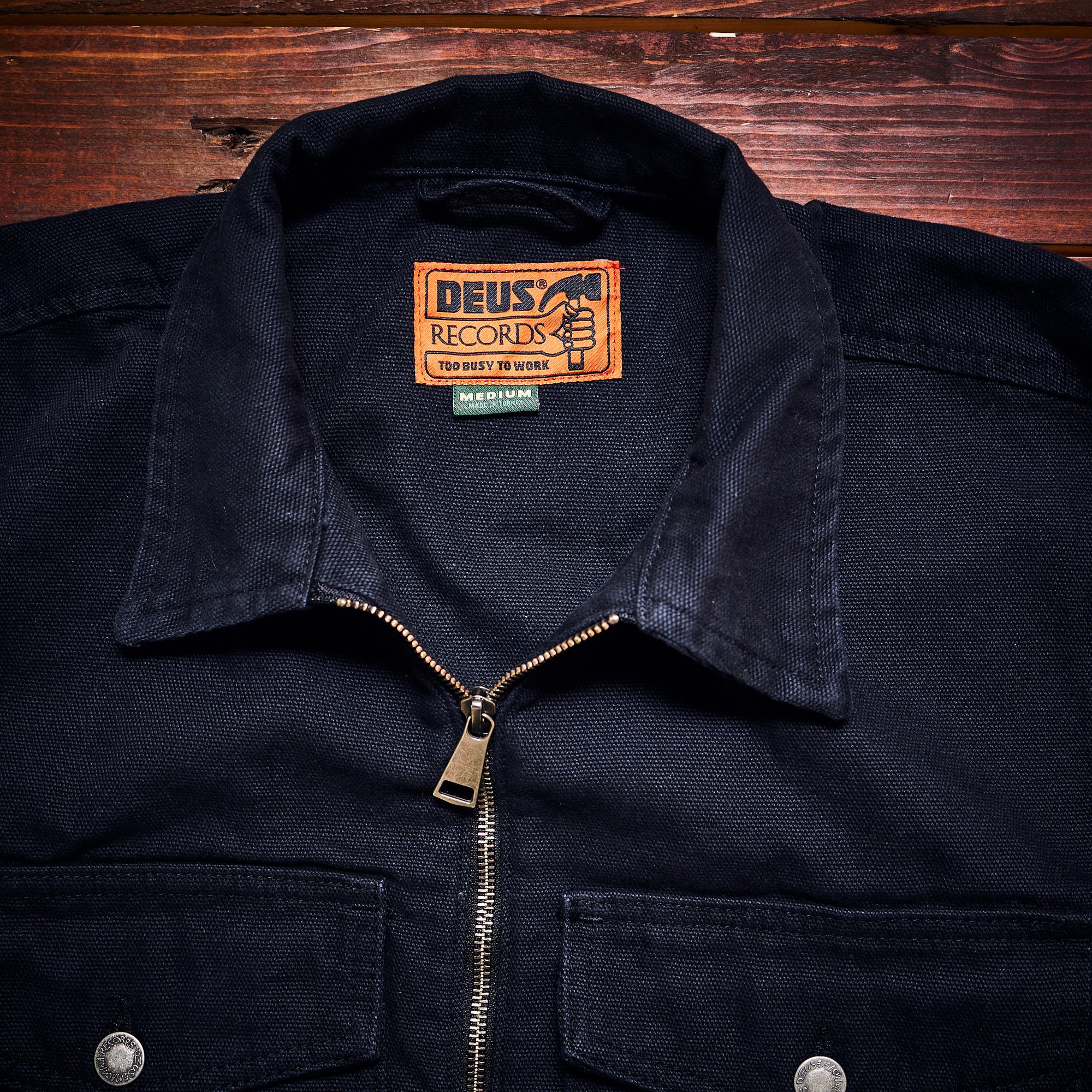 Deus Ex Machina - Ortiz Overdye Jacket - Black