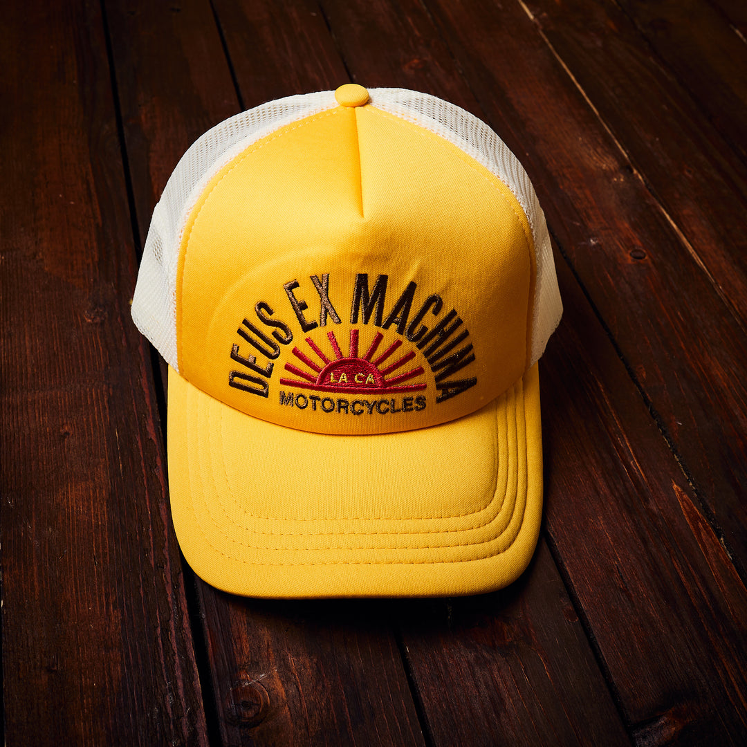 DEUS EX MACHINA - Sunflare Trucker Cap - Gul