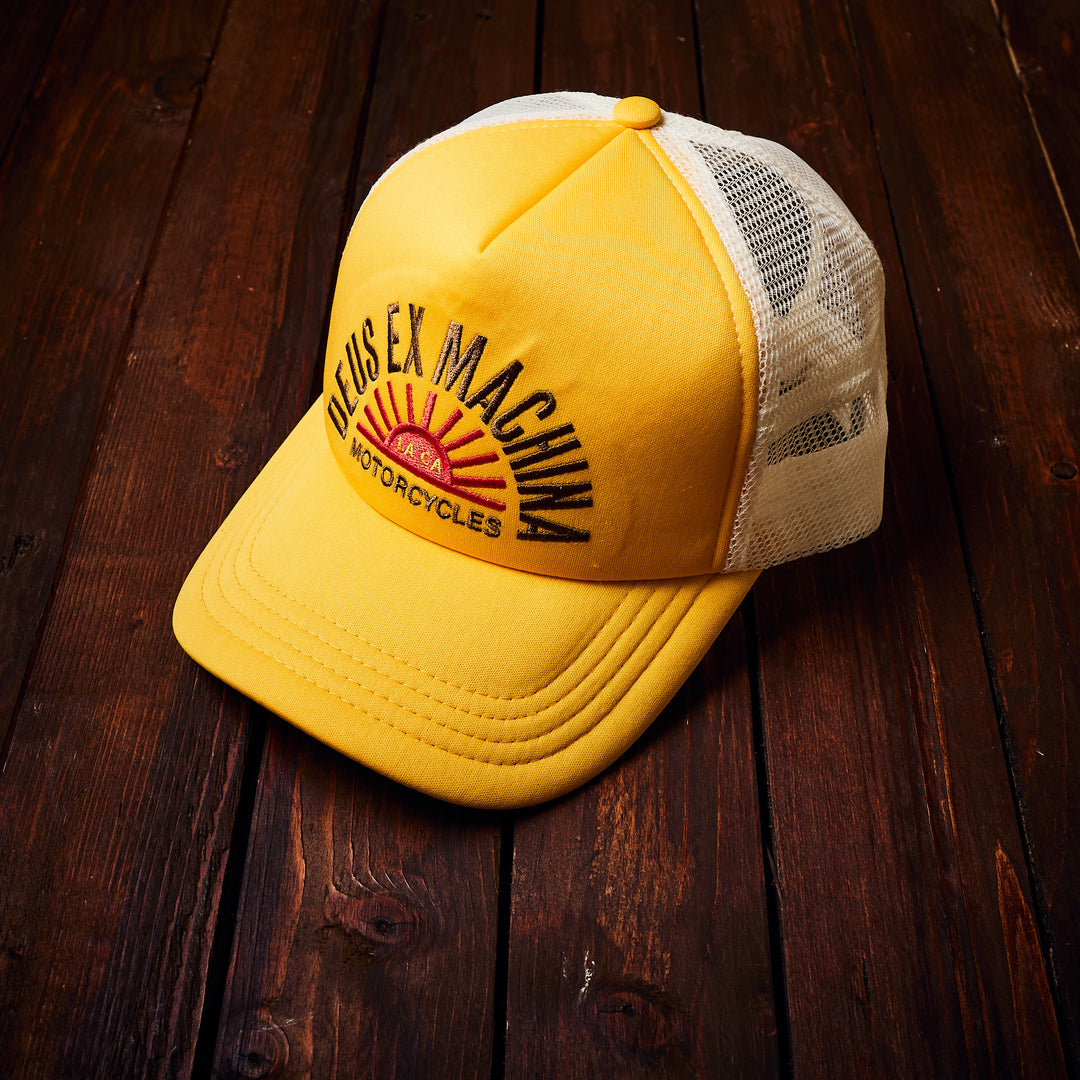 DEUS EX MACHINA - Sunflare Trucker Cap - Yellow