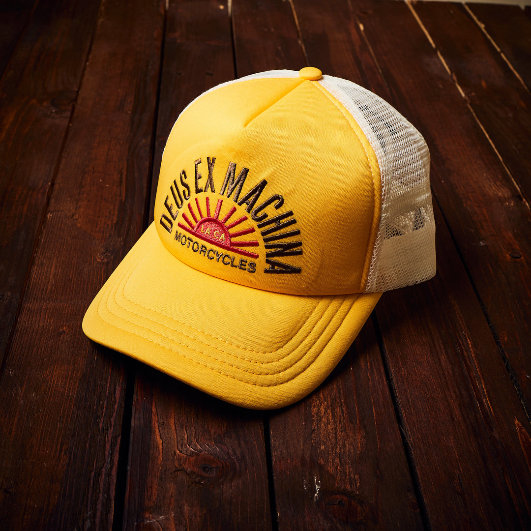 DEUS EX MACHINA - Sunflare Trucker Cap - Yellow