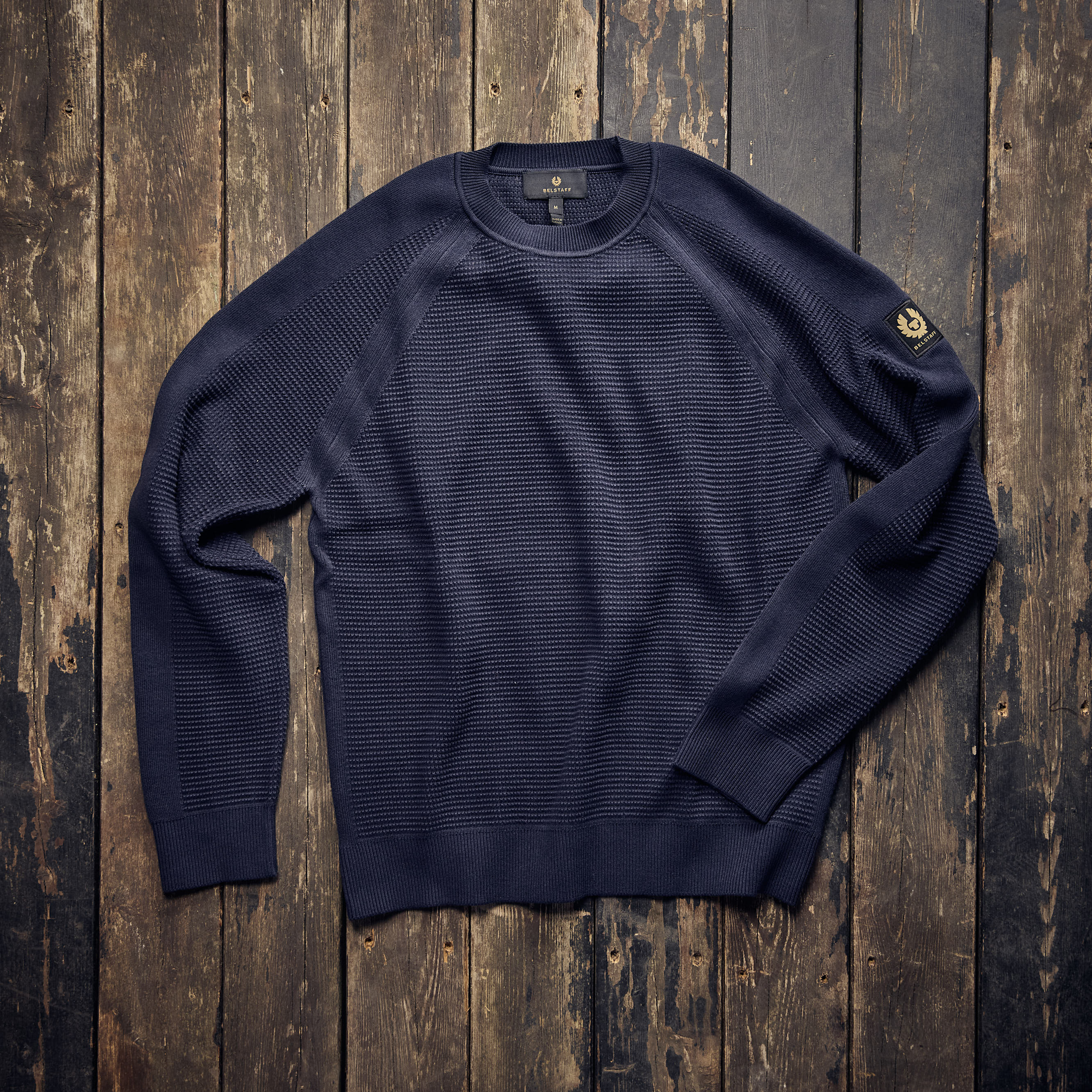 Belstaff - BRADWELL CREWNECK COTTON Dark Ink