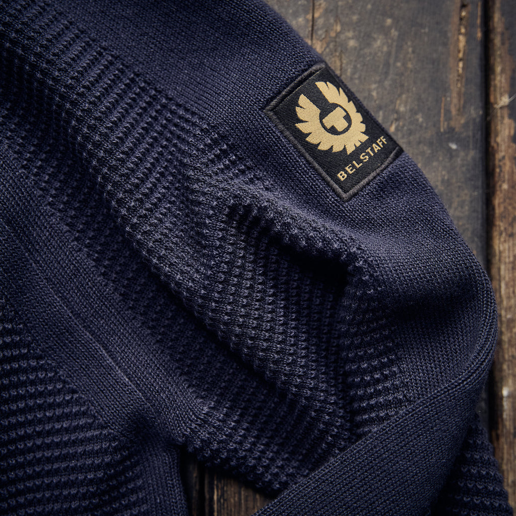 Belstaff - BRADWELL CREWNECK COTTON Dark Ink