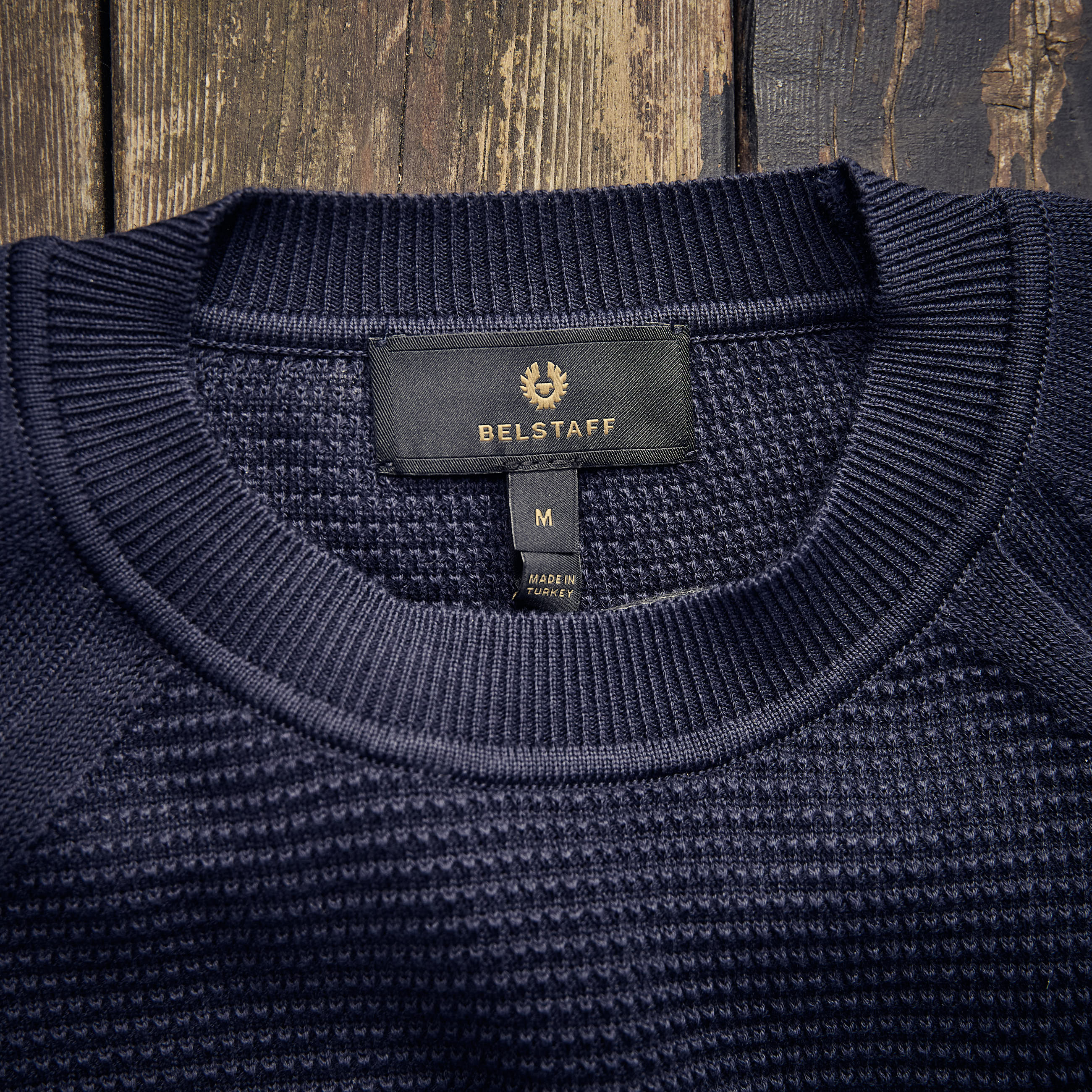 Belstaff - BRADWELL CREWNECK COTTON Dark Ink