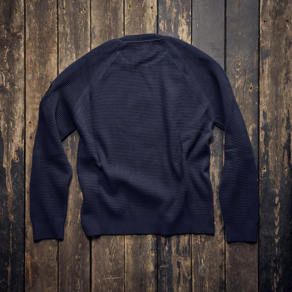 Belstaff - BRADWELL CREWNECK COTTON Dark Ink