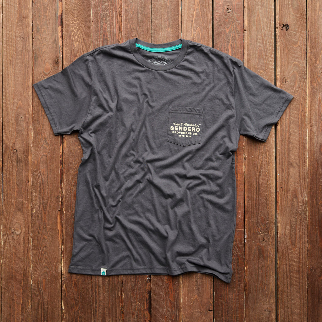 Sendero - pocket tee - Gray