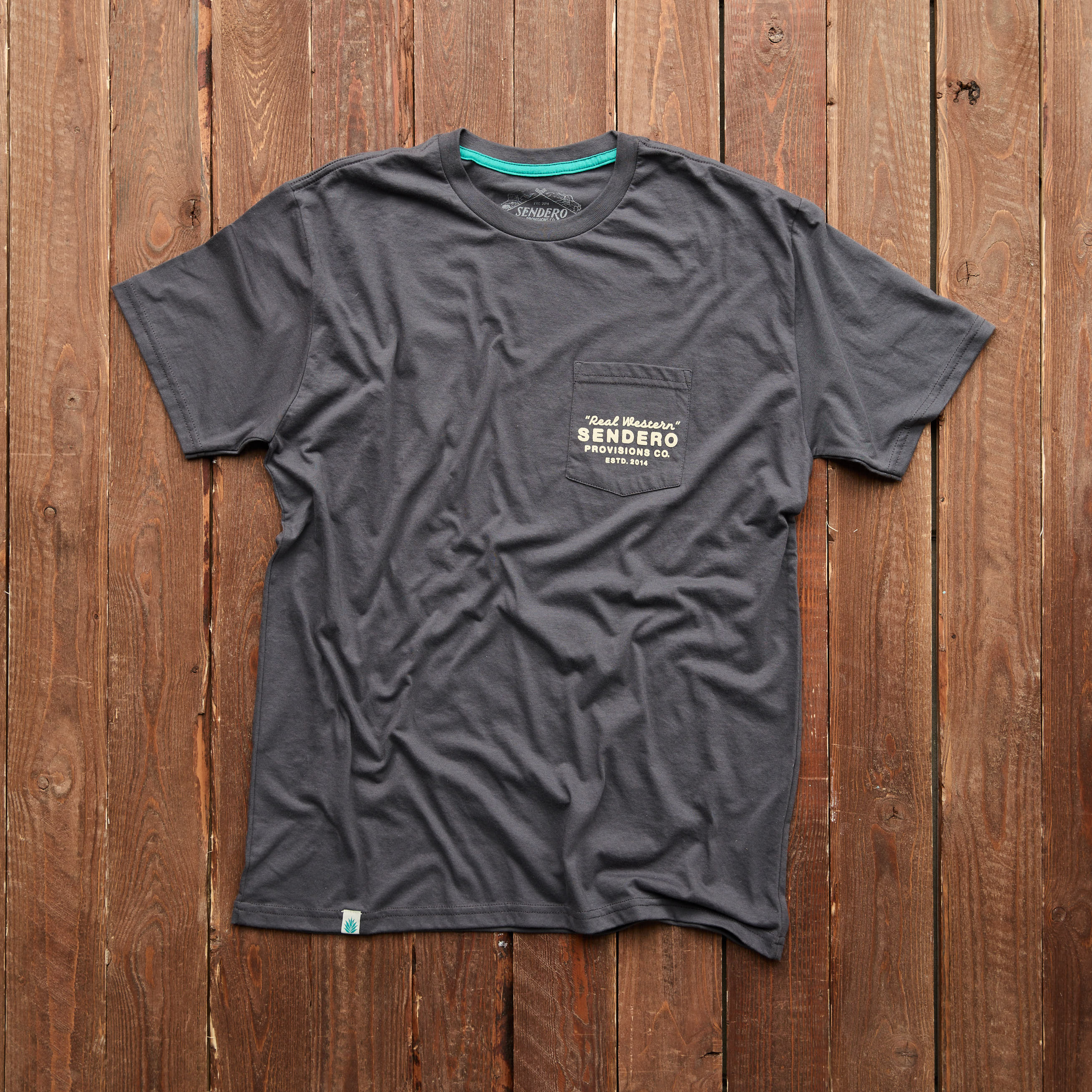 Sendero - pocket tee - Gray