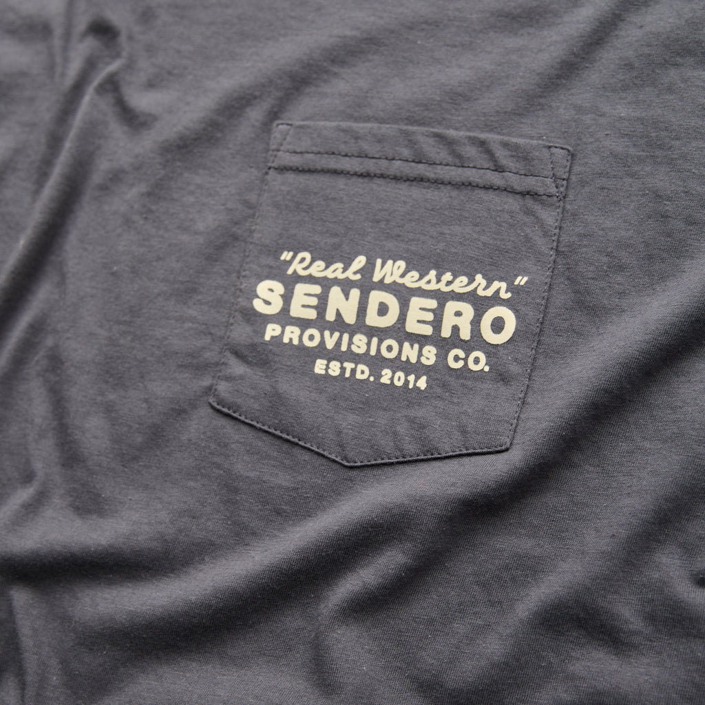 Sendero - pocket tee - Gray