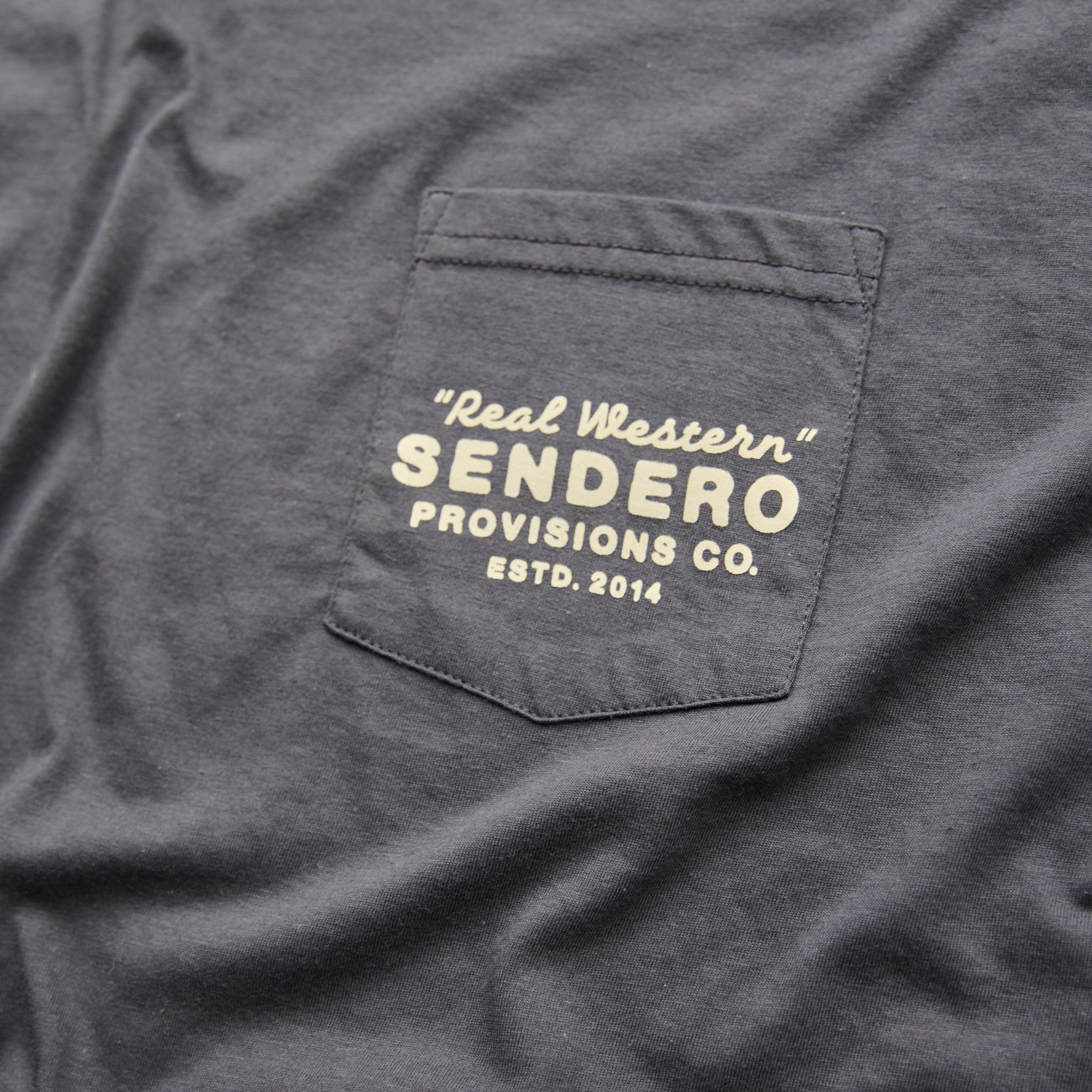 Sendero - pocket tee - Gray