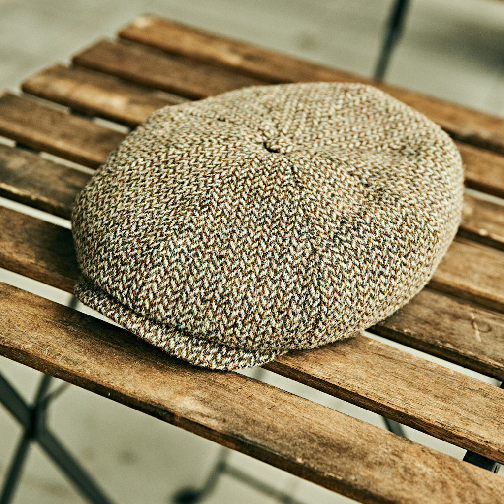 Stetson - Darsley Harris Tweed Flat Cap