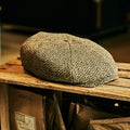 Stetson - Darsley Harris Tweed Flat Cap