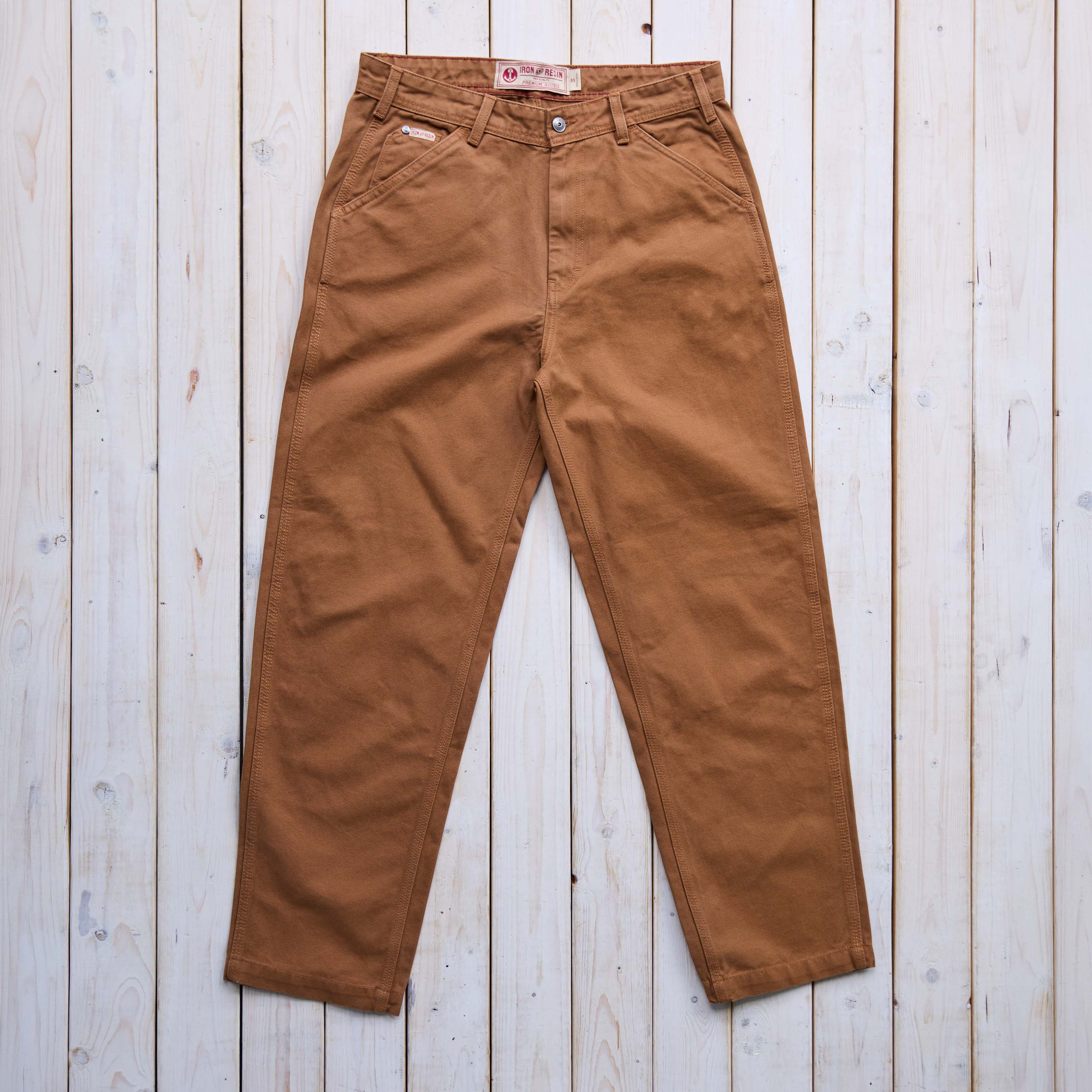 Iron & Resin - Harrison canvas Pants - Cognac