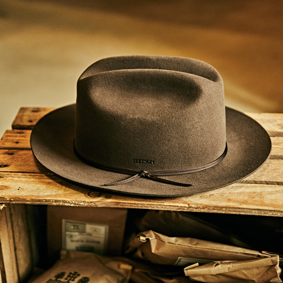 Stetson - Open Road - Woolfelt/Cashmere - Brown