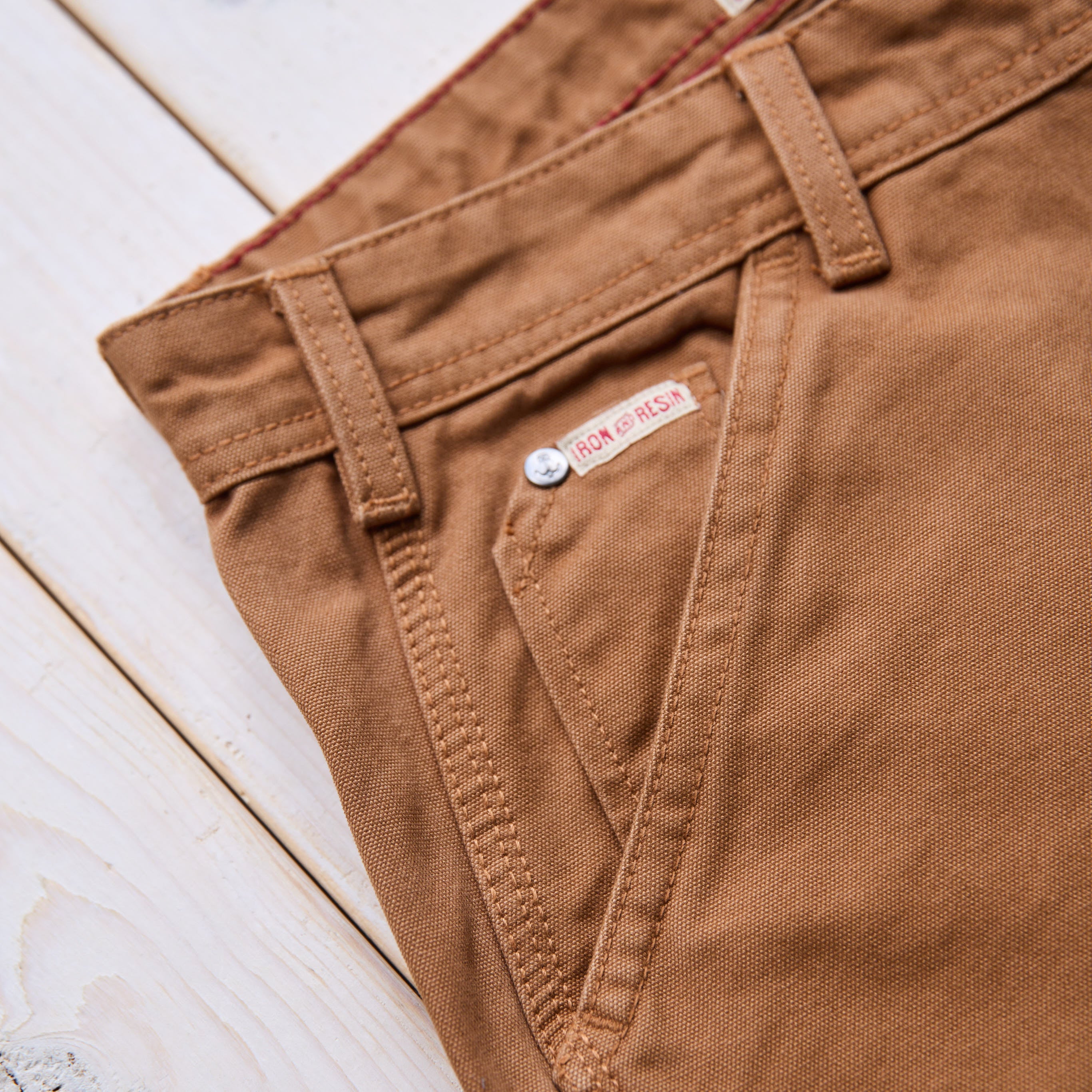 Iron & Resin - Harrison canvas Pants - Cognac