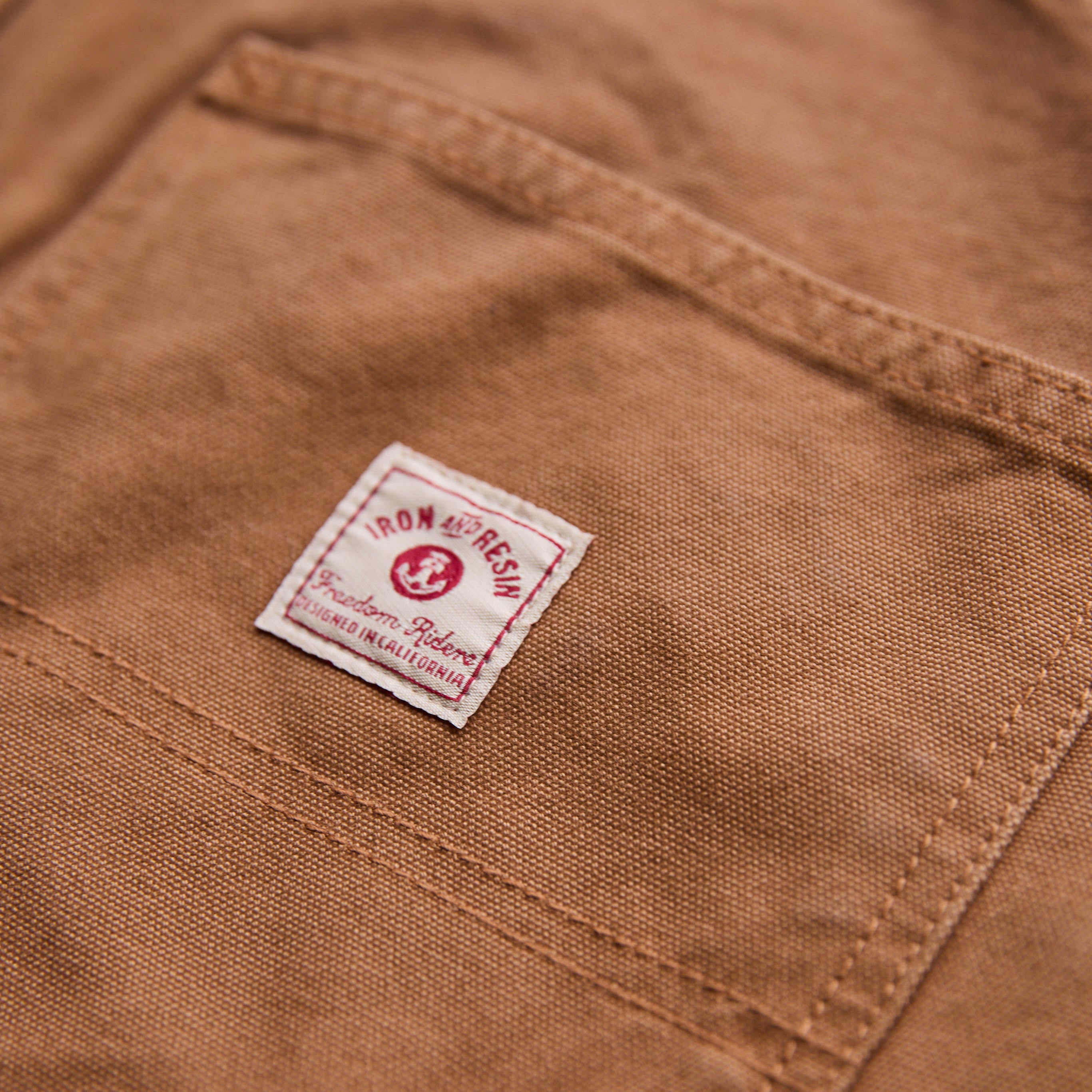 Iron & Resin - Harrison canvas Pants - Cognac