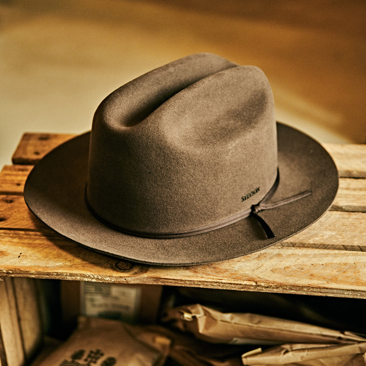 Stetson - Open Road - Woolfelt/Cashmere - Brown