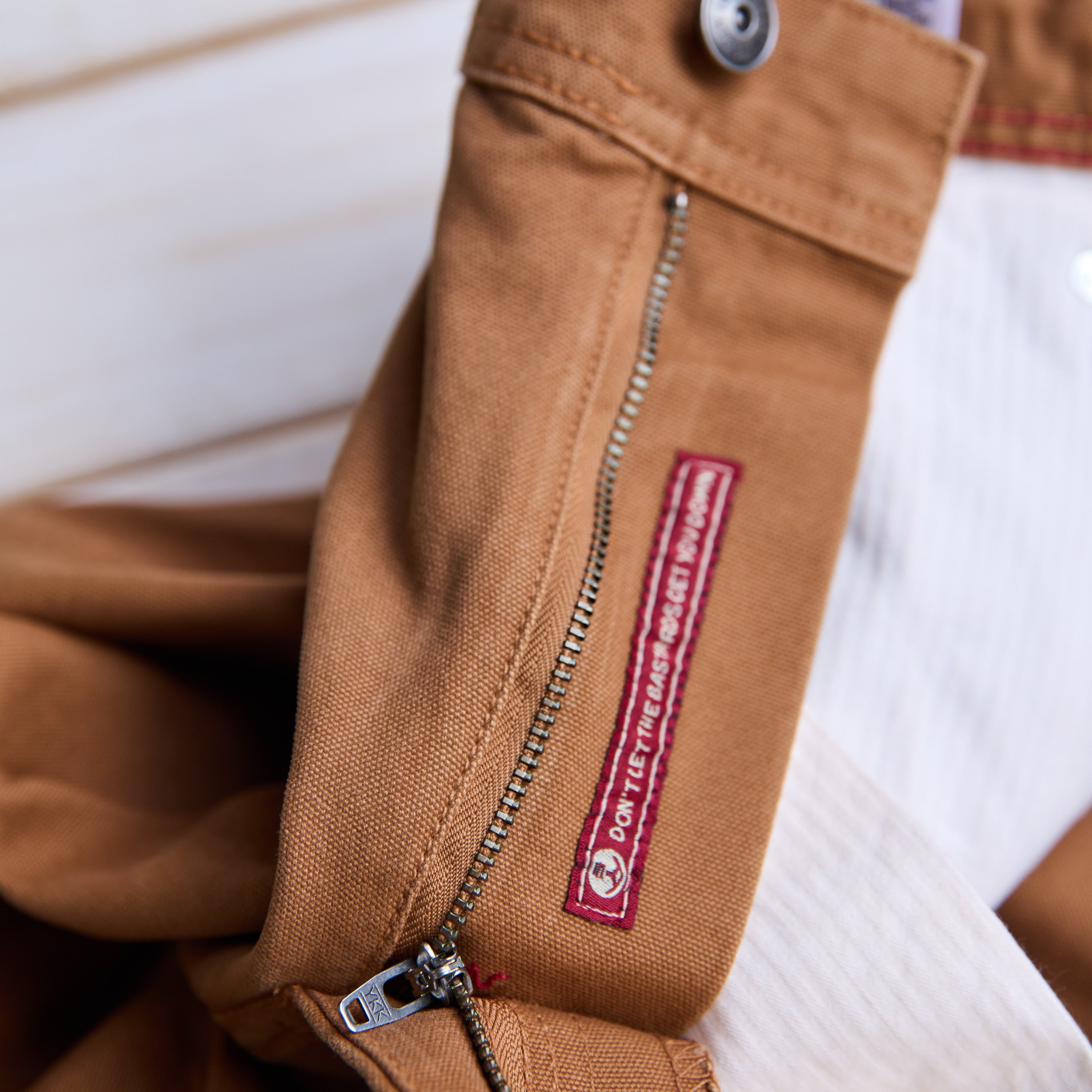Iron & Resin - Harrison canvas Pants - Cognac