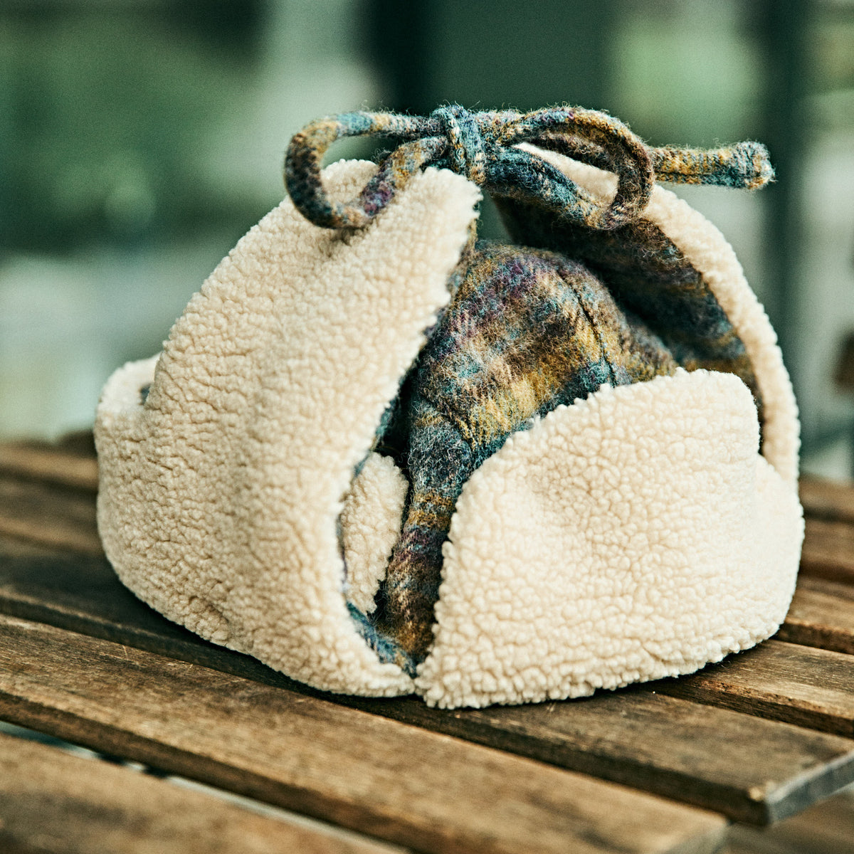 Stetson - Bomber Cap Wool Check