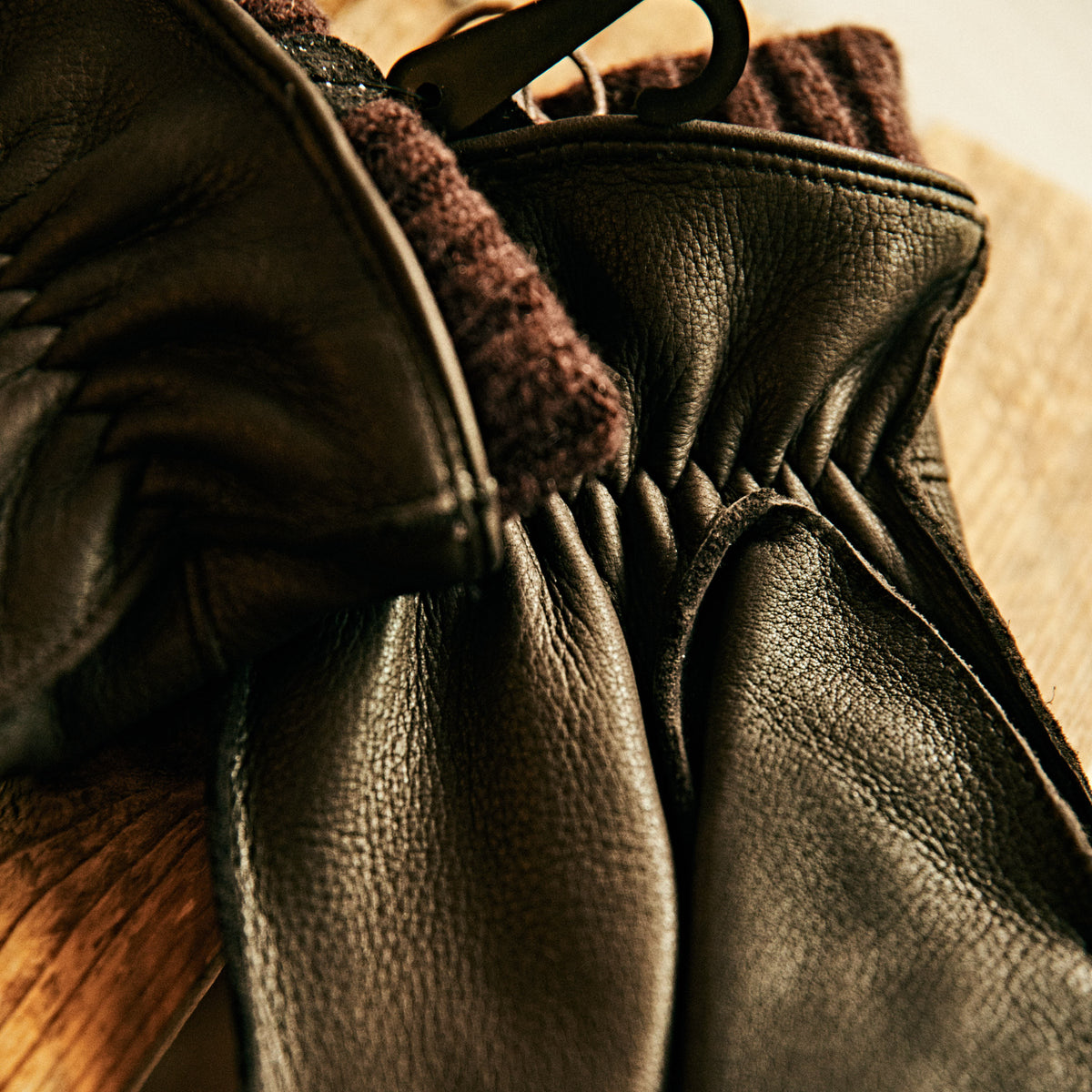 Stetson - Gloves Deer Leather / Cashmere