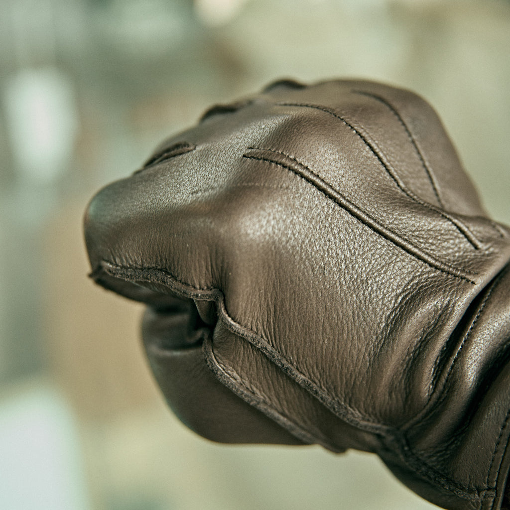 Stetson - Gloves Deer Leather / Cashmere