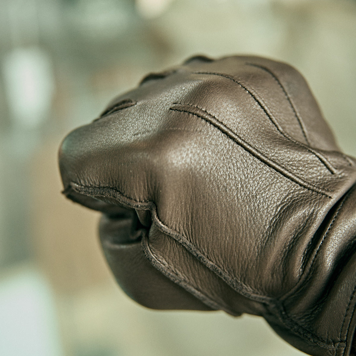 Stetson - Gloves Deer Leather / Cashmere
