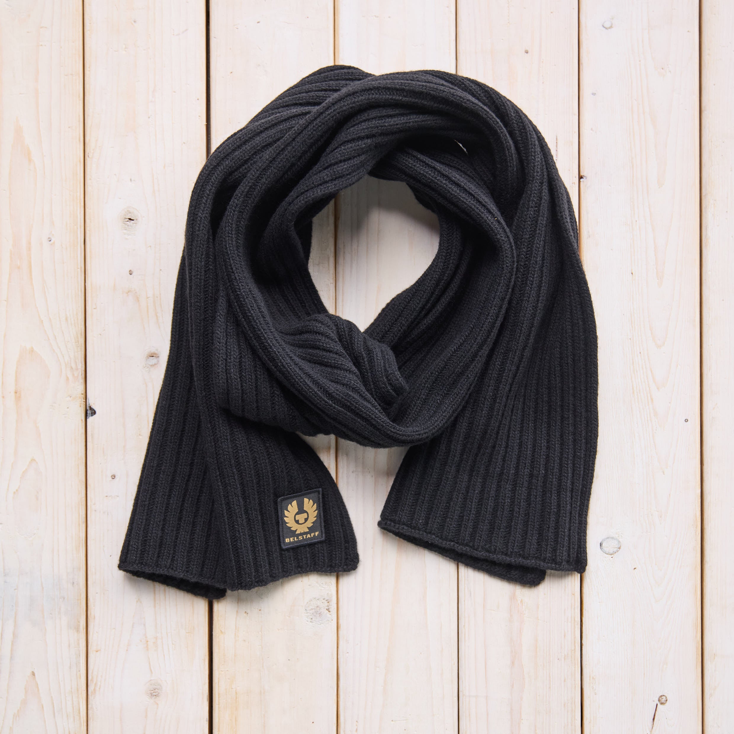 Belstaff - Wool Scarf - Black
