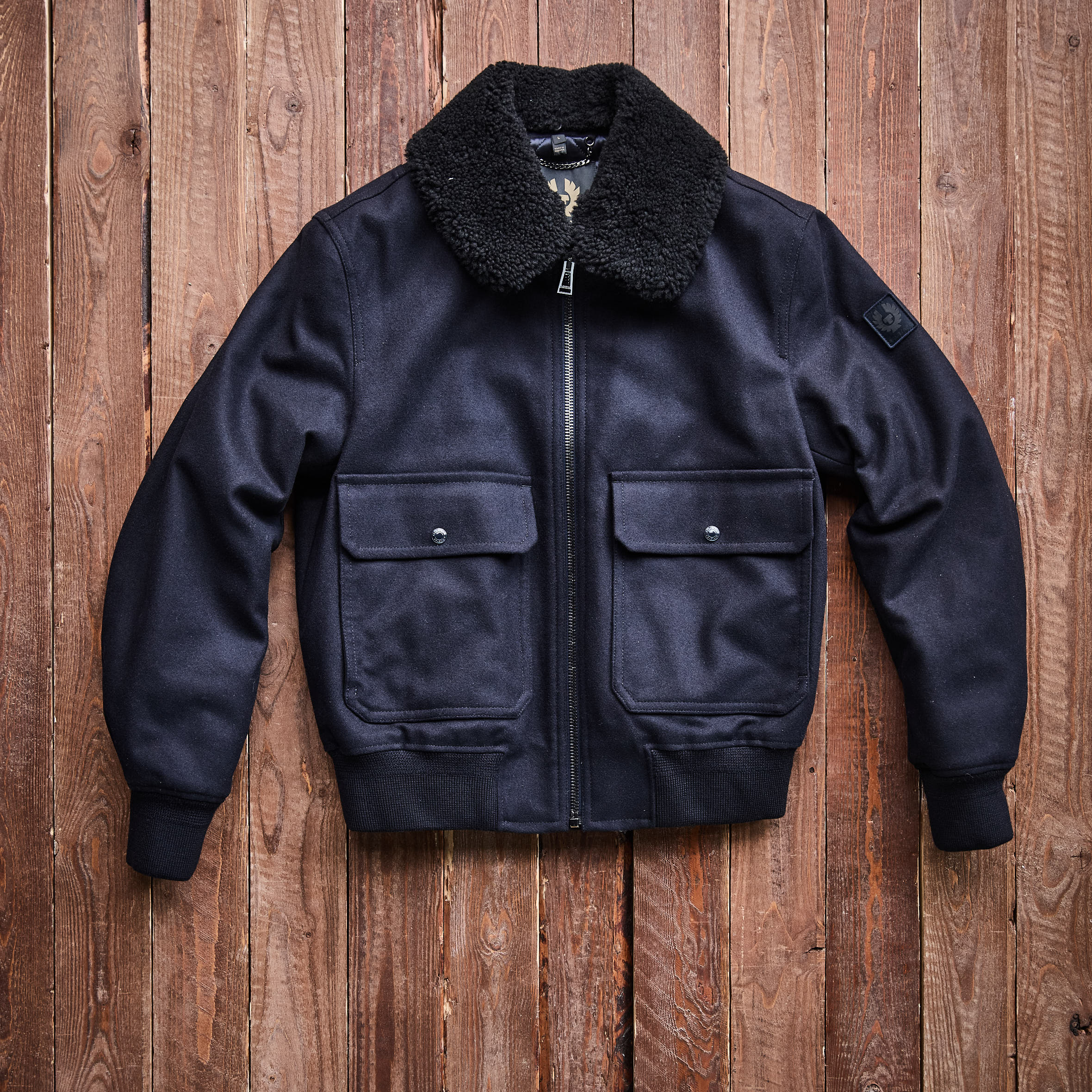 Belstaff - The Welder Wool Bobmer - Navy