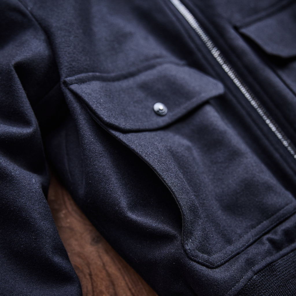 Belstaff - The Welder Wool Bobmer - Navy