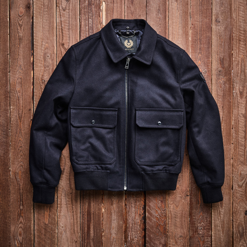 Belstaff - The Welder Wool Bobmer - Navy