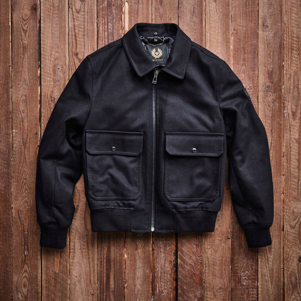 Belstaff - The Welder Wool Bomber - Navy