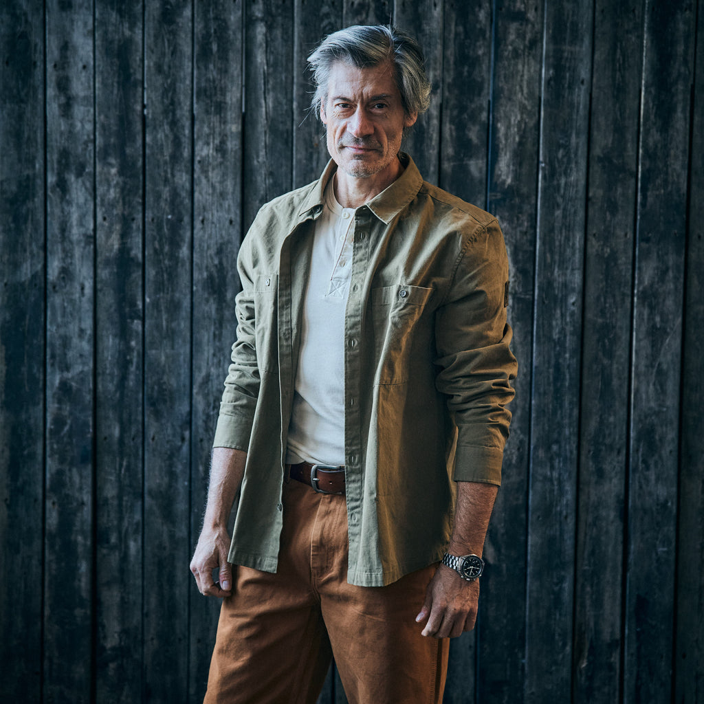 Belstaff - OUTPOST SHIRT COTTON HERRINGBONE