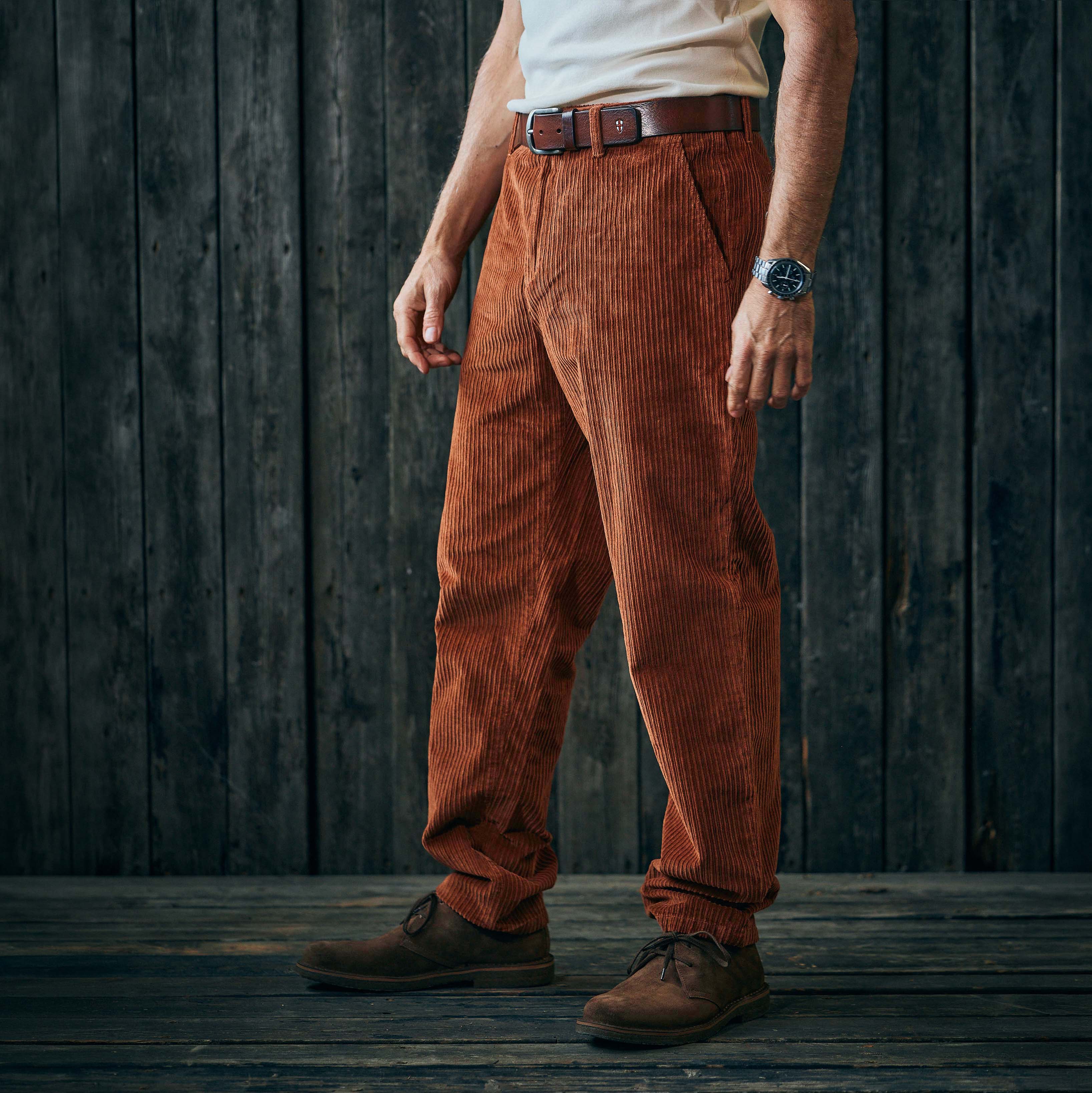 Blue de Genes - Palco Cord Chinos - Rust