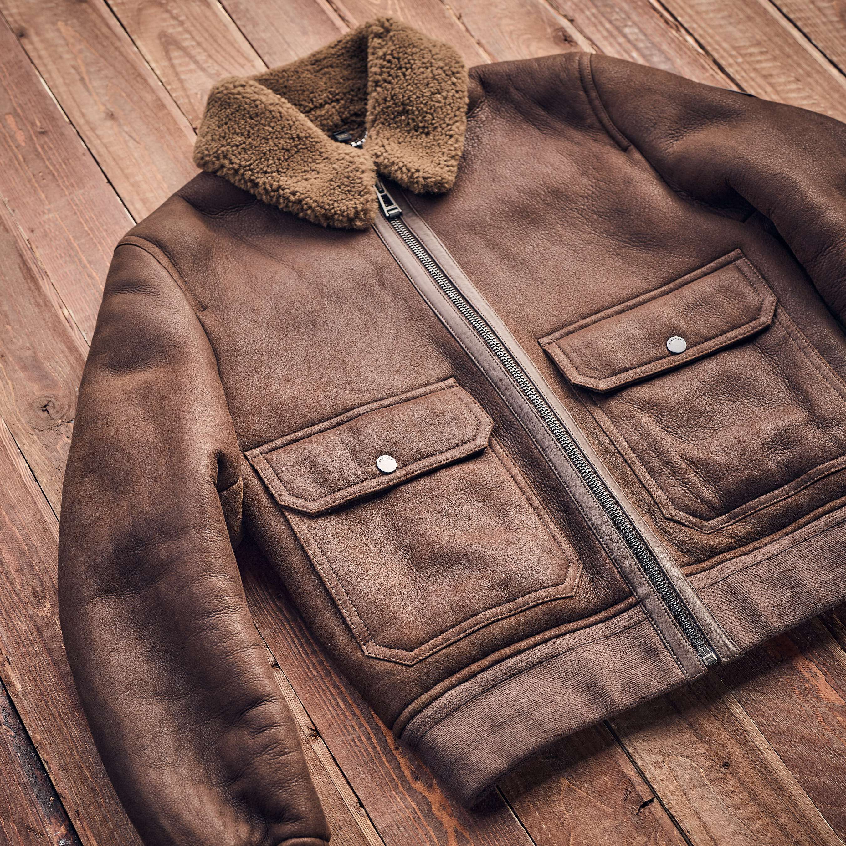 Belstaff - NORTHWIND SHEARLING JACKET - Brown