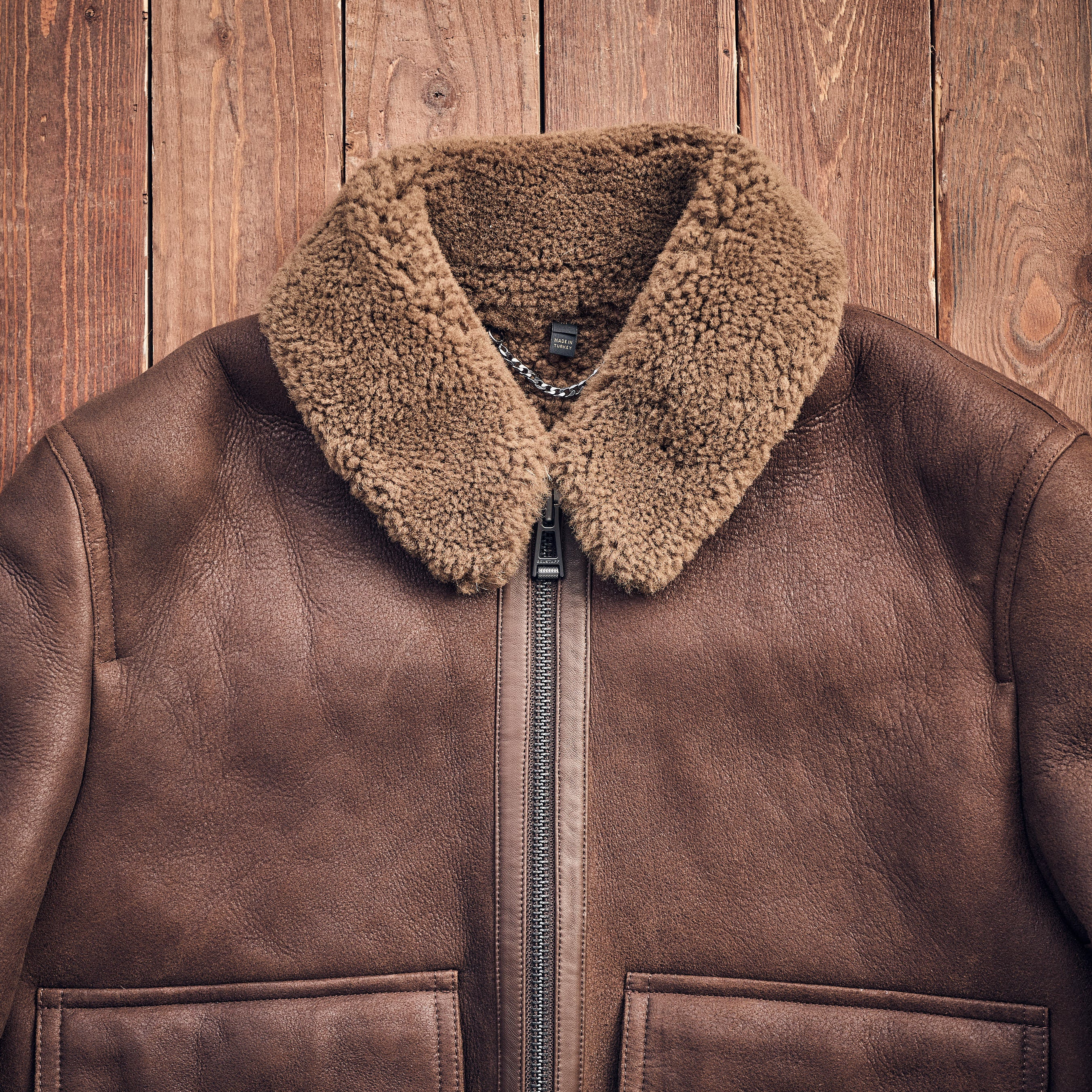 Belstaff - NORTHWIND SHEARLING JACKET - Brown