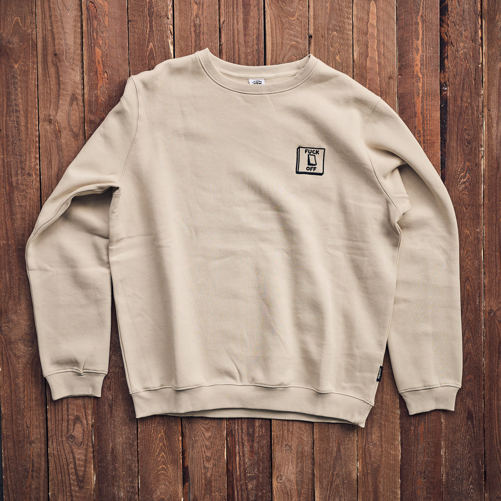 The Dudes Wildlife Studies Classic Sweatshirt - Almond milk