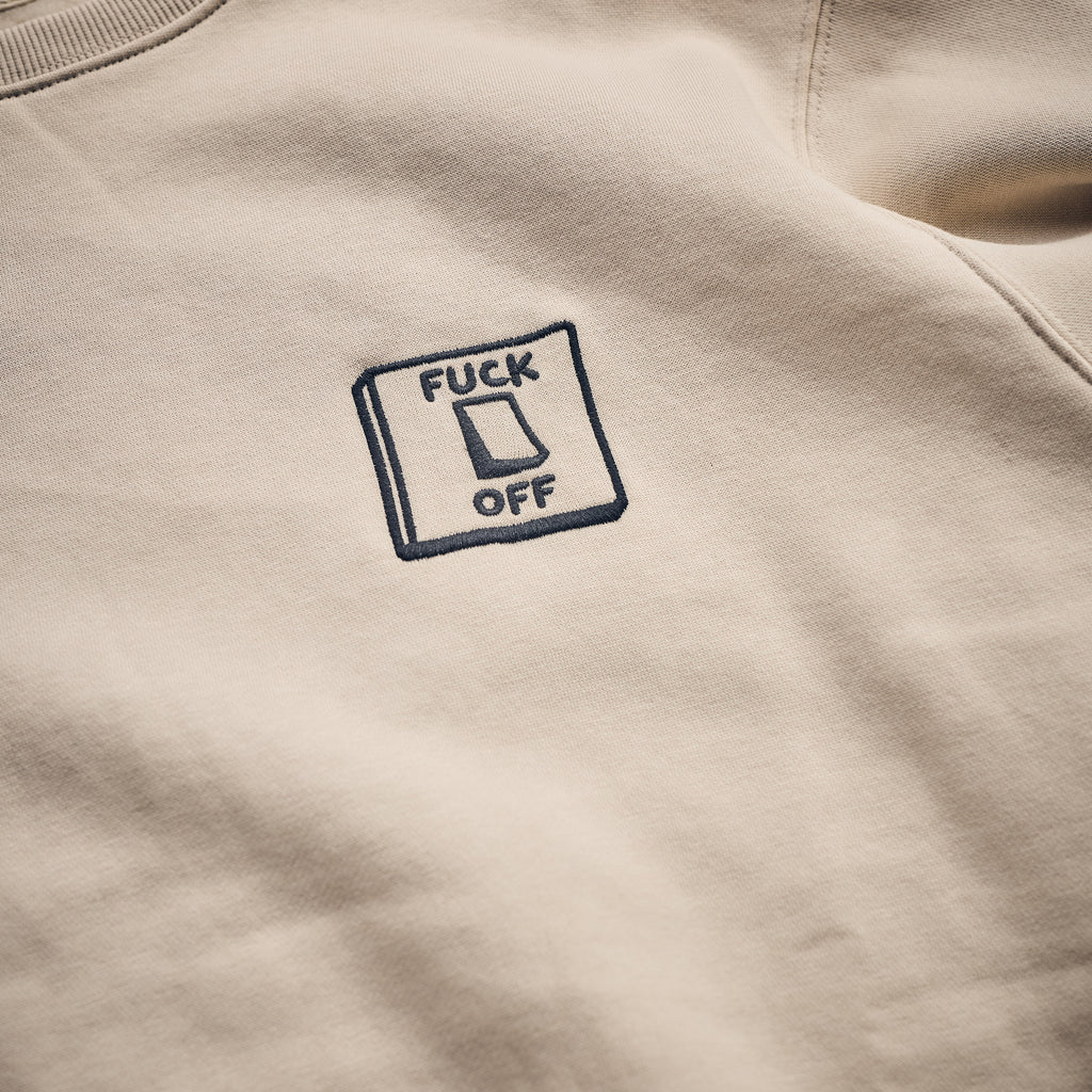 The Dudes Wildlife Studies Classic Sweatshirt - Almond milk