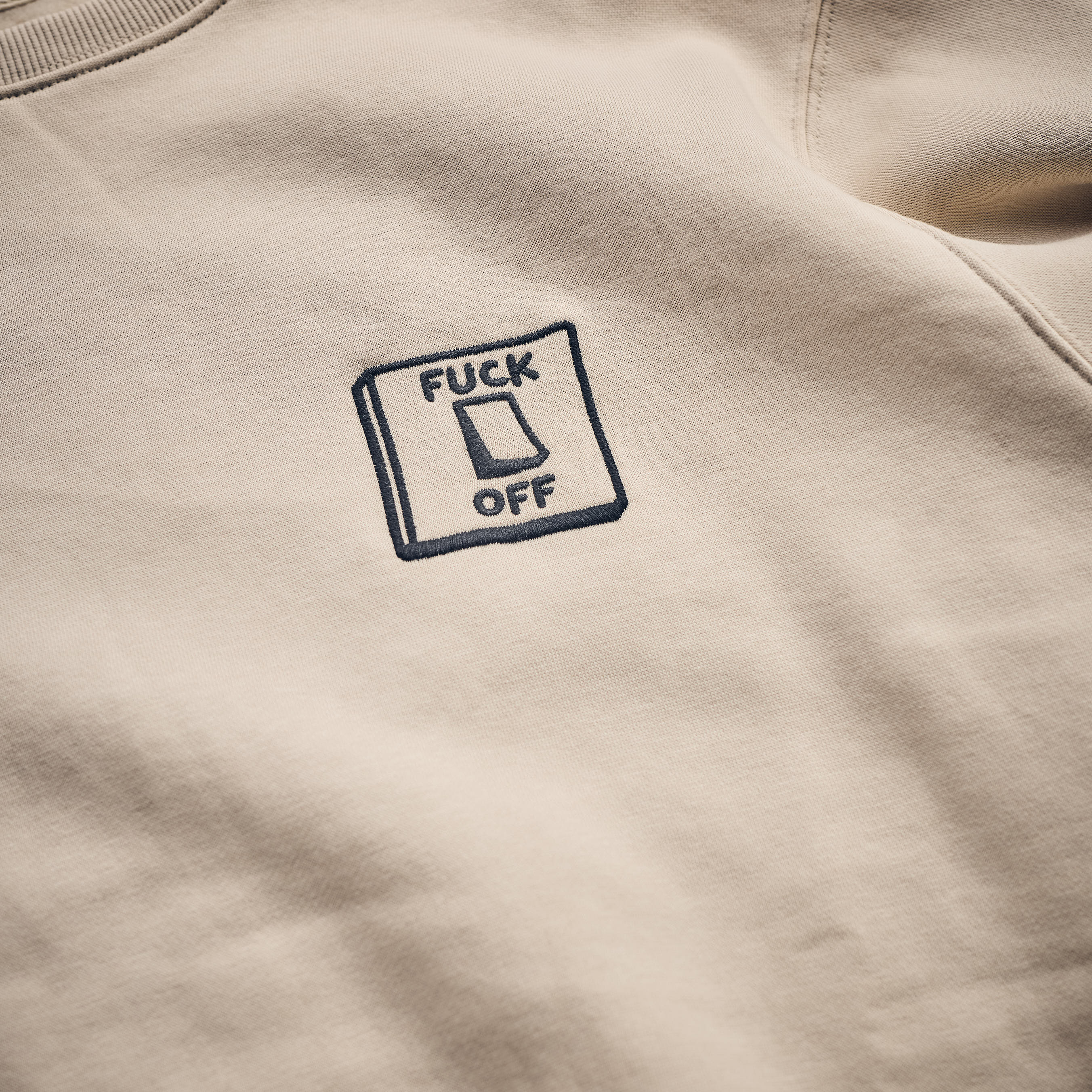 The Dudes Wildlife Studies Classic Sweatshirt - Almond milk
