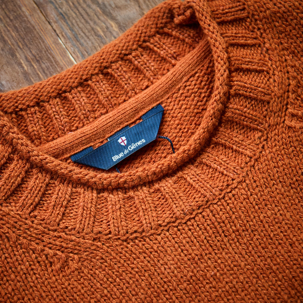 Blue de Genes - Gordon Knit Wool - Orange