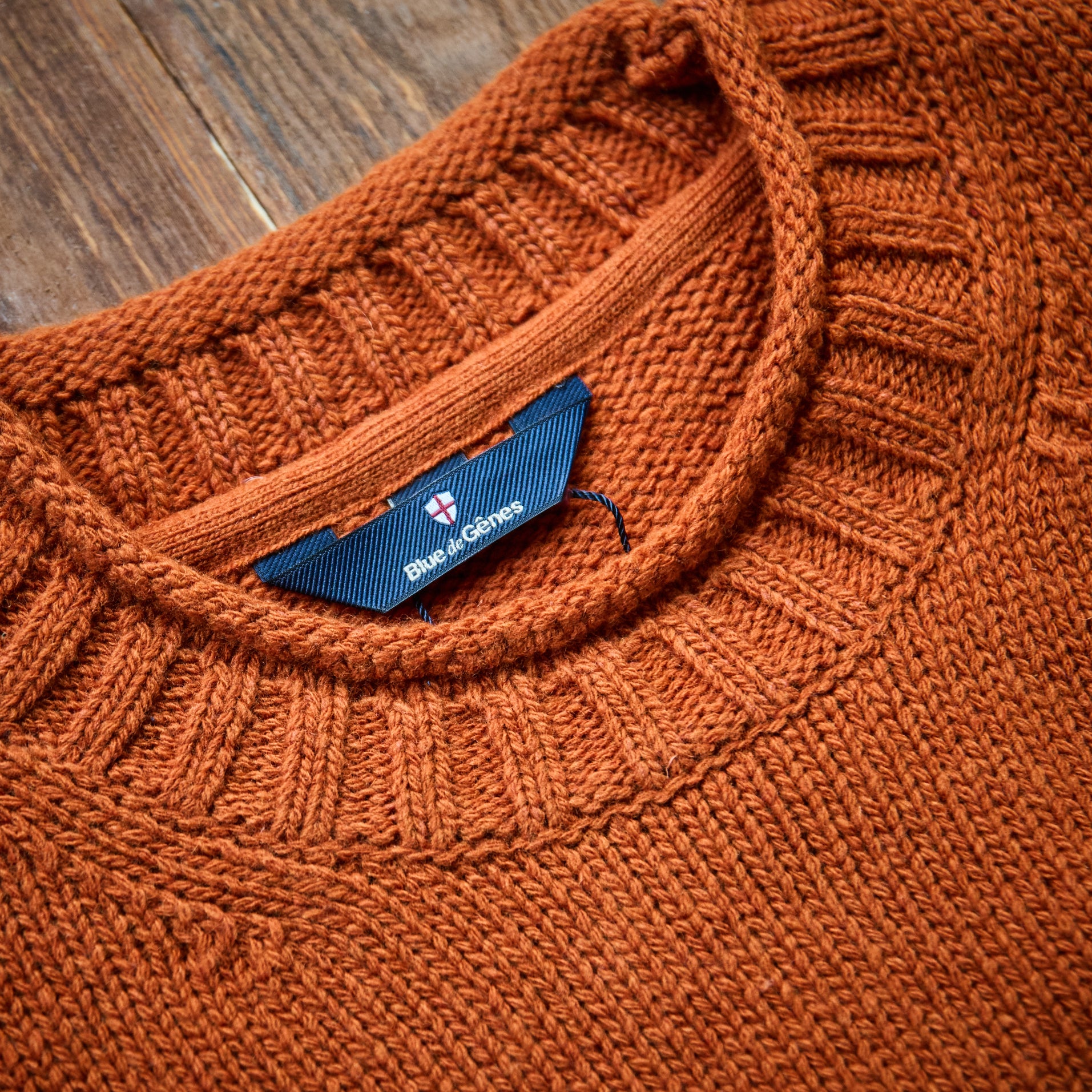 Blue de Genes - Gordon Knit Wool - Orange