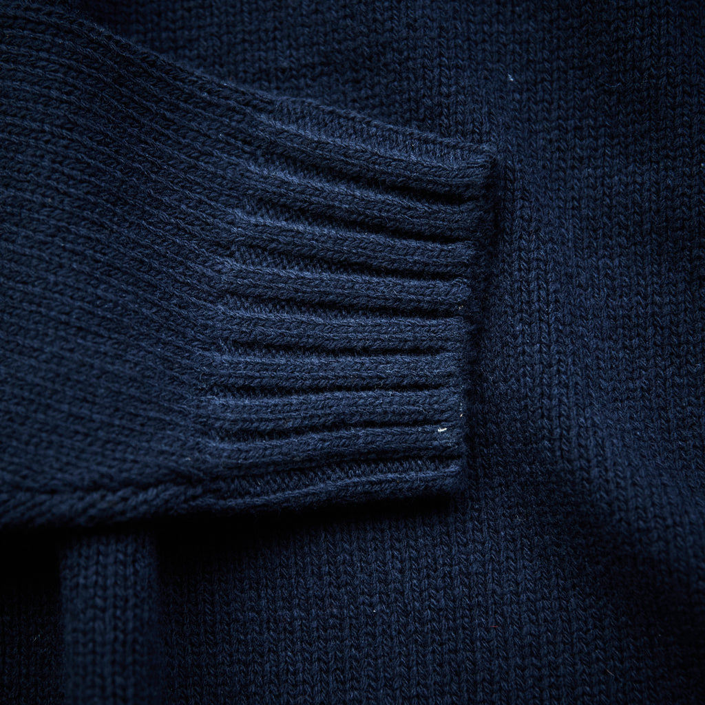 Blue de Genes - Gordon Knit Wool - Navy Blue